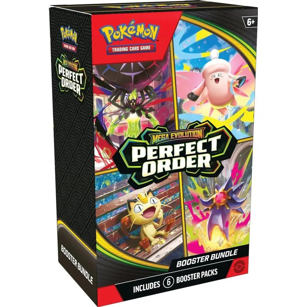 [SEALED] Mega Evolution - Perfect Order Booster Bundle [ME03] 6 Packs Per Box