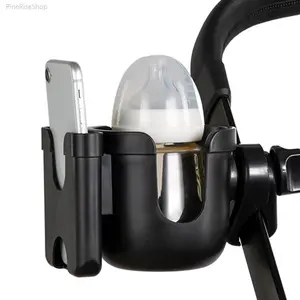 2-in-1 Multi-Functional Universal Cup Holder, DIY Bag Accessory for Pet Strollers & Bicycles – Outdoor Storage Accessory (Luggage & Bags Category)