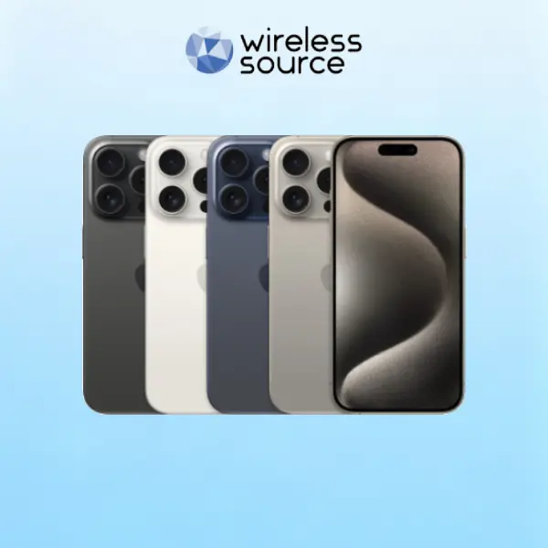 Refurbished Apple iPhone 15 Pro A2848 (Unlocked) Acceptable Condition with 1 Year Warranty