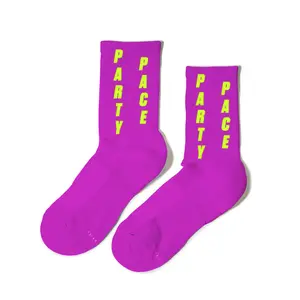 Marathon Crew Sock- Party Pace Purple