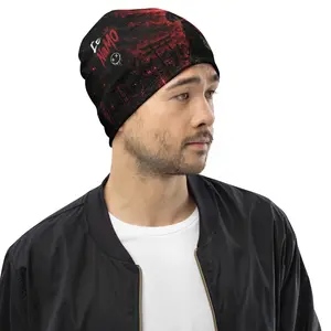Le NaMo Crimson Ronin Rebellion All-Over Print Beanie