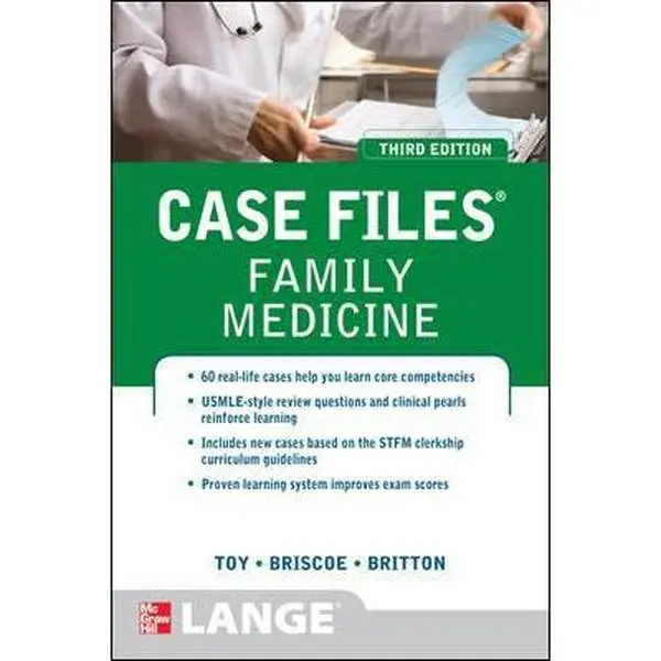 USED Book - Case Files Family Medicine, Third Edition (LANGE Case Files) by Eugene Toy (Paperback) - english