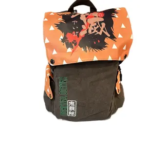 Multi pocket Anime school backpack