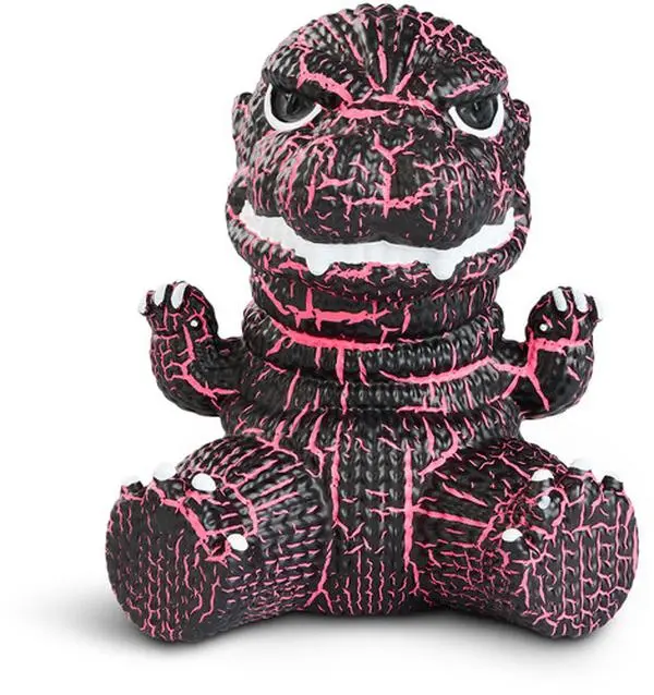Godzilla Pink & Black Crackle Limited Edition Vinyl figurine/statue – Handmade by Robots  [COLLECTIBLES] Ltd Ed, Vinyl figurine/statue, Collectible