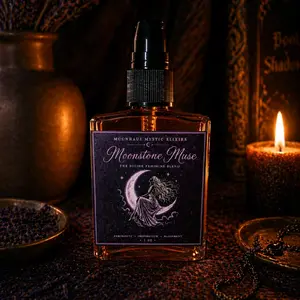 Moonstone Muse - intention elixir infused with Earth moonstone crystals