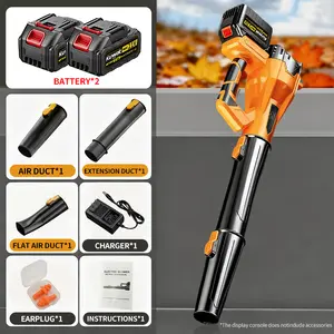 Cordless Leaf Blower, 580CFM 160MPH with 4.0Ah Battery, 6 Speed & Extension Nozzle, Lightweight for Lawn, Yard, Snow & Pet Hair, Perfect Father's Day & Christmas Gift