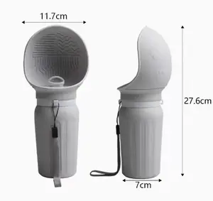 Leak-Proof Dog Water Bottle with Wide Mouth Bowl - Walk, Hike, Travel Stress-Free!Portable Outdoor Pet Water Dispenser, 2-in-1 Food Bowl, Leak Proof for Dogs Cats