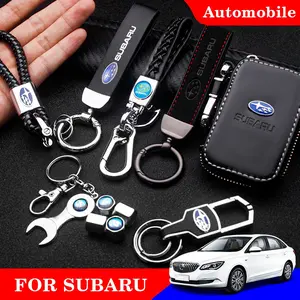 3D Metal Car Keychain, Creative Key Ring Pendant, Practical Anti-Loss Key Chain, Fits Subaru Sti Levorg Forester Wrx Xv Outback
