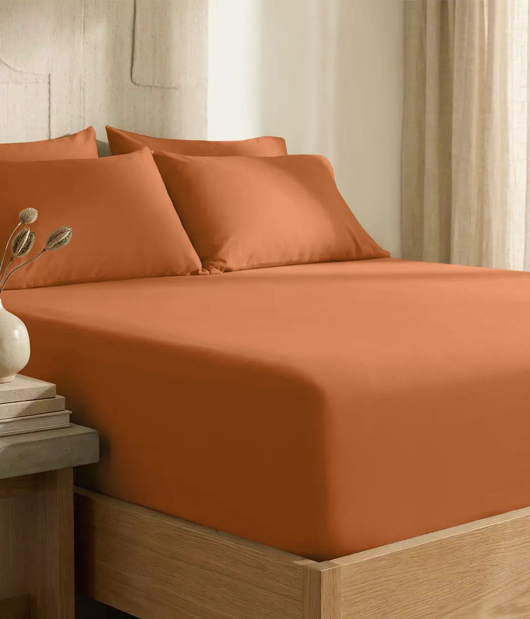 HushDry™ 2-in-1 Waterproof Fitted Full Sheet, Bamboo - Double Bed Sheet