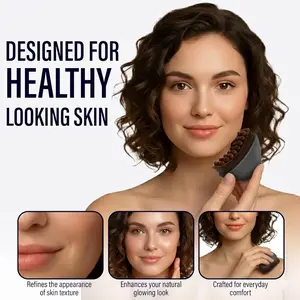 Lymphatic Contour Face Brush with Soft Bristles for Gentle Application & Versatile Facial Skincare