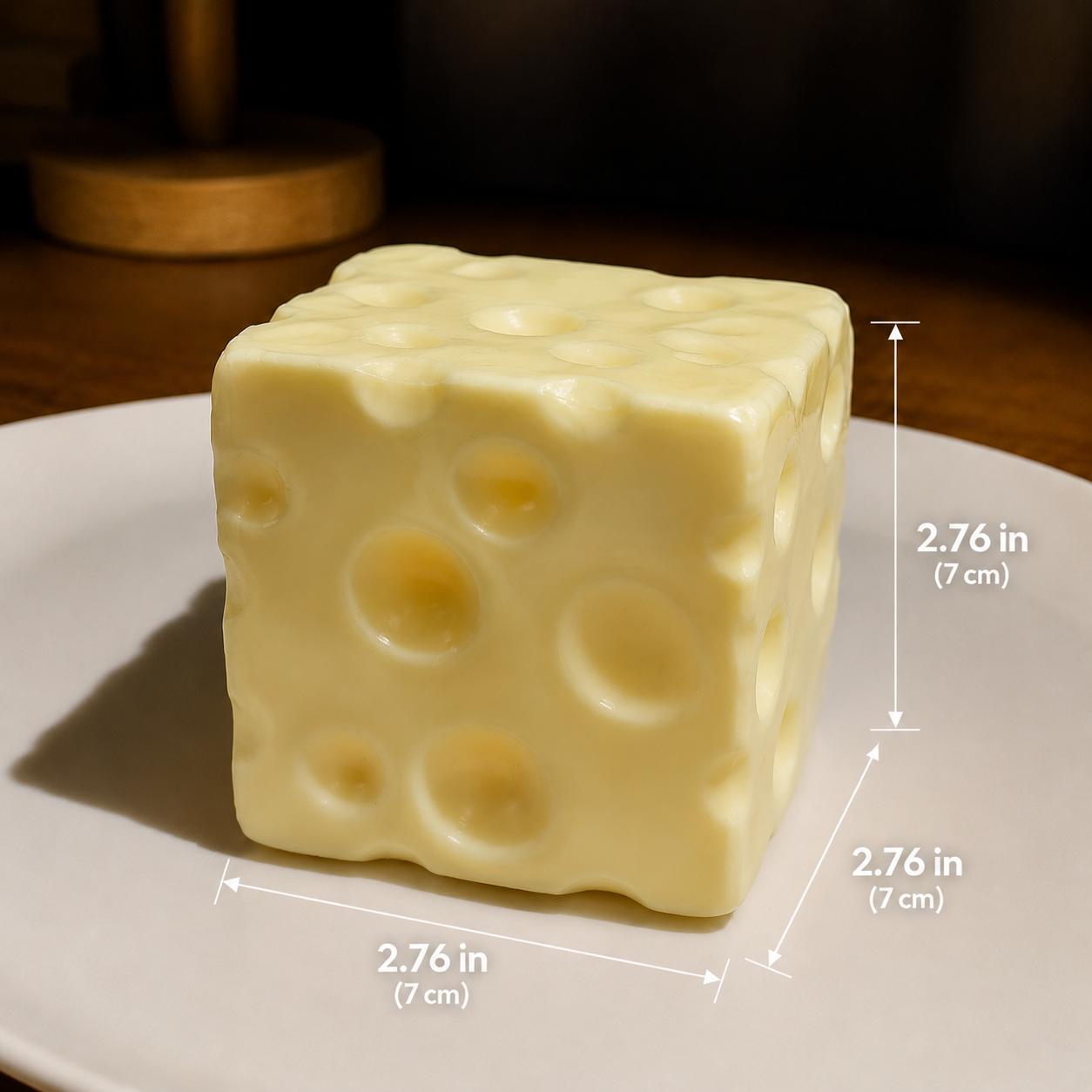 Cheese cube sensory toy lifestyle