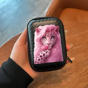 Office & Travel Essential Eva Hard Edge Headphone/wire/charger Storage Box, Simple Design + Mesh Pocket, Durable Portable Protection