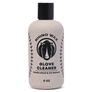 Rhino Wax - Baseball Glove Cleaner (8 oz) - Gently and Effectively Removes Dirt and Grime from Gloves and Mitts - First Step for Glove Care