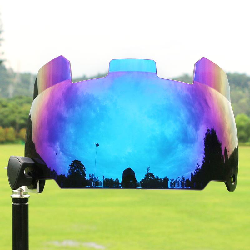 Football Visor, visor for helmet football，football accessories，football gear，REVO chrome color process,Flat Lens Technology,Anti-glare and UV protection,Fits Youth and Adult Football Helmets