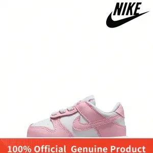 Nike Dunk Low White/Med Soft Pink-White (FB9107 125)