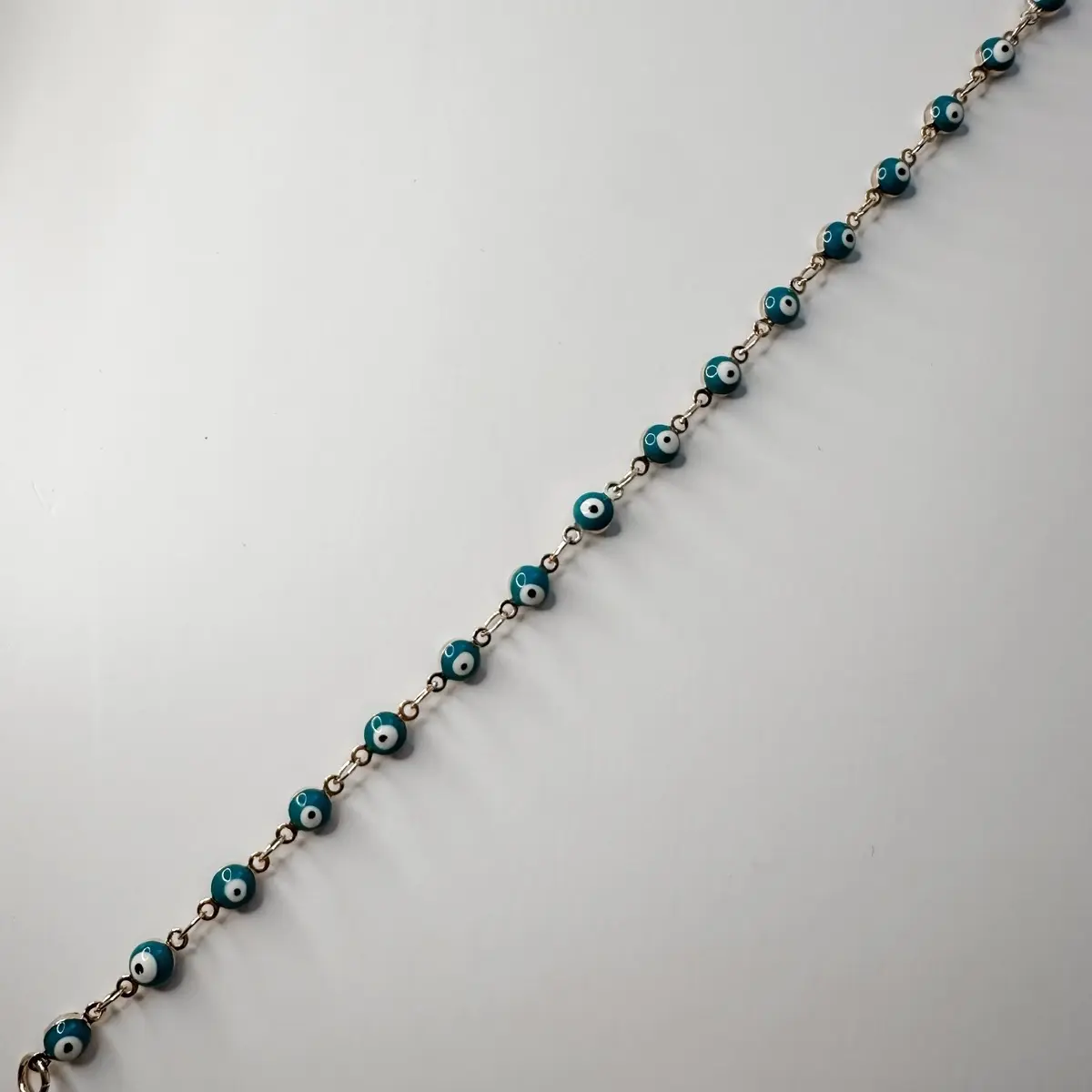 Teal Evil Eye Anklet for Women - Fashion Accessory