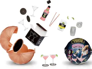 MGA's Miniverse Make It Mini Happy Hour Mini Collectibles, Blind Packaging, DIY, Resin Play, Replica Cocktails, NOT Edible, Collectors, 21+