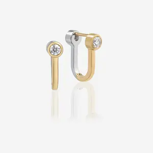 Harmony Stone Reversible Hoop Earrings