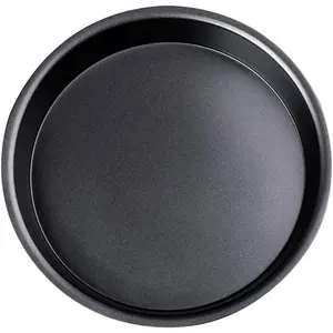 Pizza Pan Nonstick Pizzas Tray Sheet Carbon Steel Pie Pan Baking Pans Deep Dish for  Kitchen Bakeware Bread Cake  10 Inch