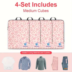 Travel Shrunk Packaging Cube-Expandable Luggage Packing Storage Box Carry-on Luggage Shrunk Packaging Cube Travel Essentials Bag