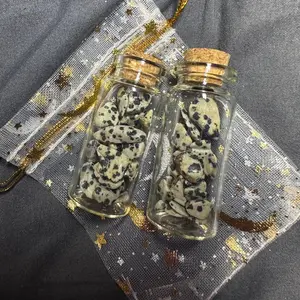 Dalmatian Jasper Crystal Bottle