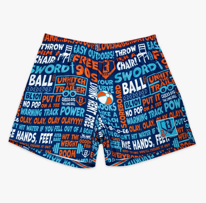 Baseball Lifestyle 101 Trash Talk Shorts, Youth & Adult size