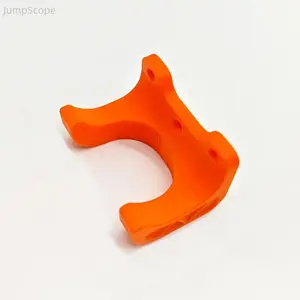 Heavy-Duty Garden Tool Holder Wall Mount, Durable Orange 3D Printed Tool Storage Rack, Space-Saving Utility Hanger for Weed Wacker Yard Garden Tools Organization