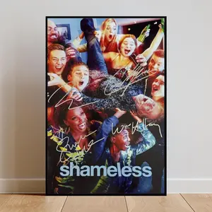 Shameless Poster, Paul Abbott, Tv Series, Minimal Movie Art, Retro Movie Poster, Midcentury Modern, Room Decor