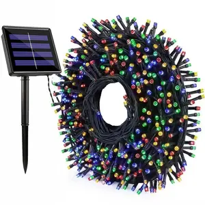 Solar Lights Outdoor 50/100 LEDs, String Light Fairy Garden Solar LED Light, Waterproof Outdoor Solar Lamp 6V Garland for Christmas Xmas Wedding Holiday Party Home Decoration
