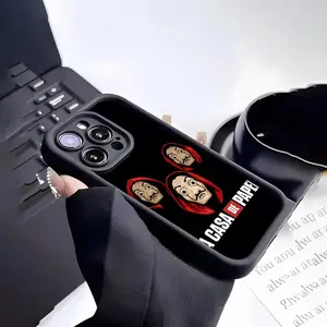 La casa de papel  Phone Case for iPhone 17 Pro Max 15 Pro 16 14 Plus 12 13 Mini 11 Pro Shockproof soft cover