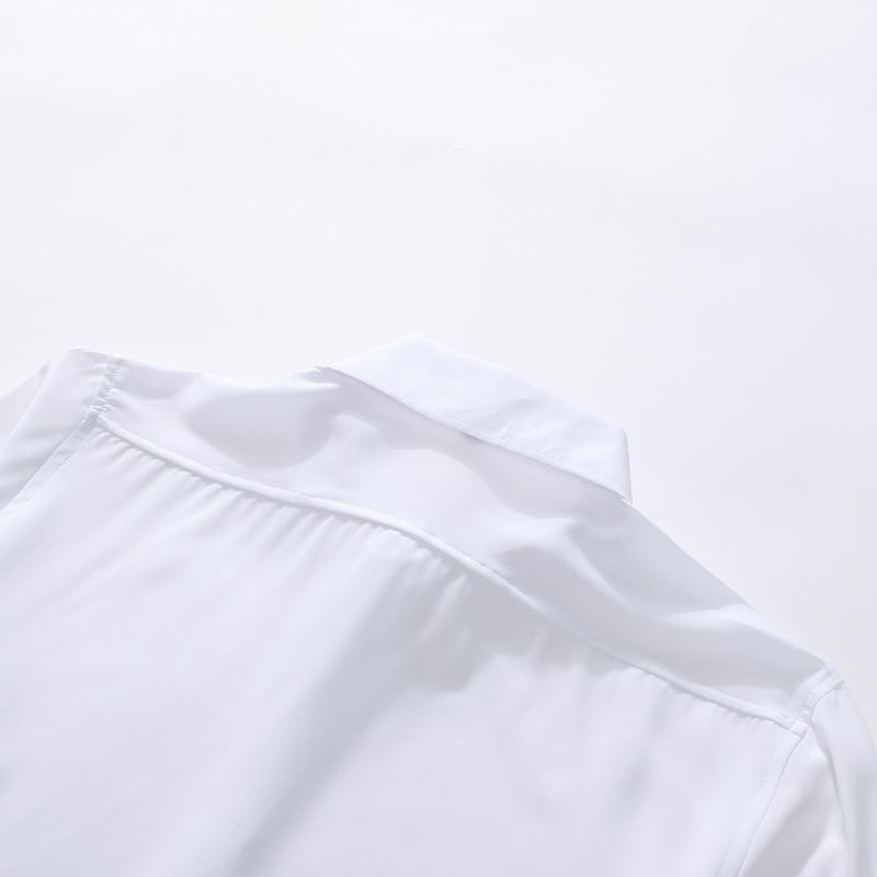 Men's Fashion Casual Shirt - Long Sleeve Solid Color Style, Collared Button Design, Polyester Fabric, Comfortable and Breathable, Suitable as a Holiday Gift, For Outings, Casual Parties, Dates, Light Business Men's Fashion Casual Shirt - Long Sleeve Solid Color Style, Collared Button Design, Polyester Fabric, Comfortable and Breathable, Suitable as a Holiday Gift, For Outings, Casual Parties, Dates, Light Business