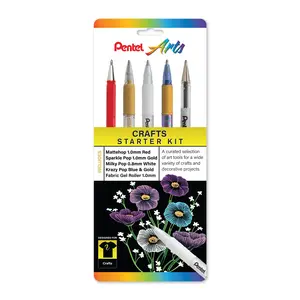 Pentel Arts Crafts Starter Kit, 5-pk