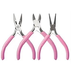 Handmade DIY Pliers Pointed Jaw Jewelry Pliers, Multi-Functional Round Mouth Mini Bead Winding Tool, Craft Supplies
