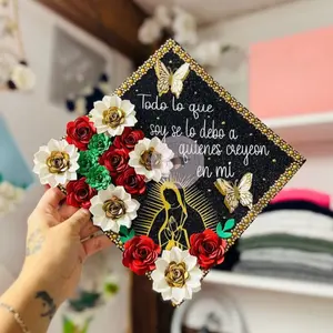 Tri-Color Graduation Topper