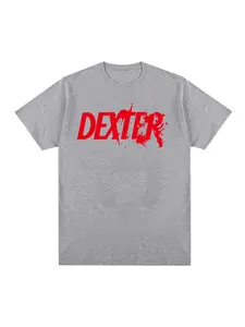 TV Play Dexter Morgan Logo Print T-shirts Men's Women Clothing Casual Oversized Short Sleeve T Shirt High Quality