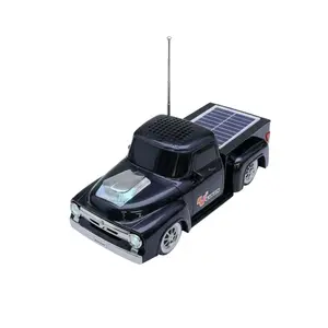 Solar-Powered Portable Pickup Truck Speaker Wireless Outdoor Audio System with Solar Charging Design High-Fidelity Stereo Sound FM Radio Compatible with Universal Cell Phone and Bluetooth Device