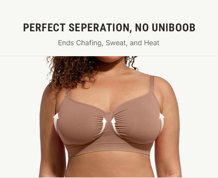 FeelinGirl Women's Wireless Bra Comfort Elastic Bralettes No Underwire Unlined Cami Bra Seamless Tshirt Bras Sports Bra Basic