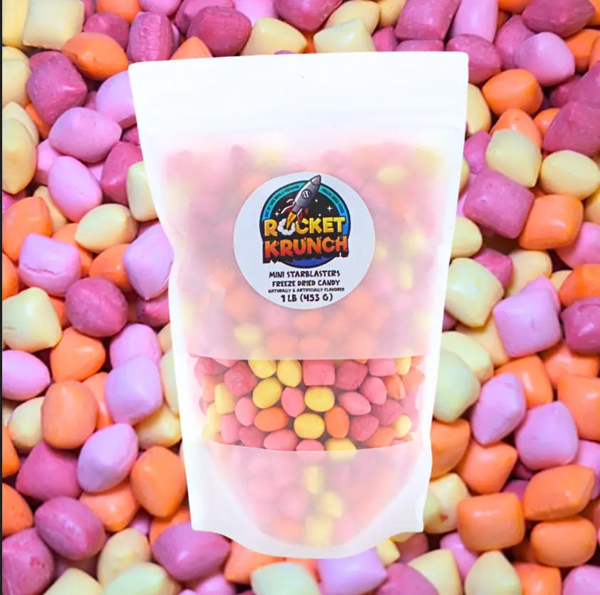 1 lb Mini Starblasters Freeze Dried Hard Candy Sweet Snack Bonbon Candies
