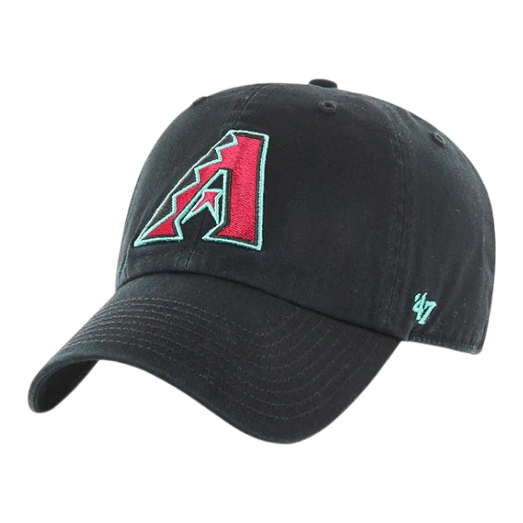47 Brand Clean Up Arizona Diamondbacks Strapback in Black | Adjustable Cap