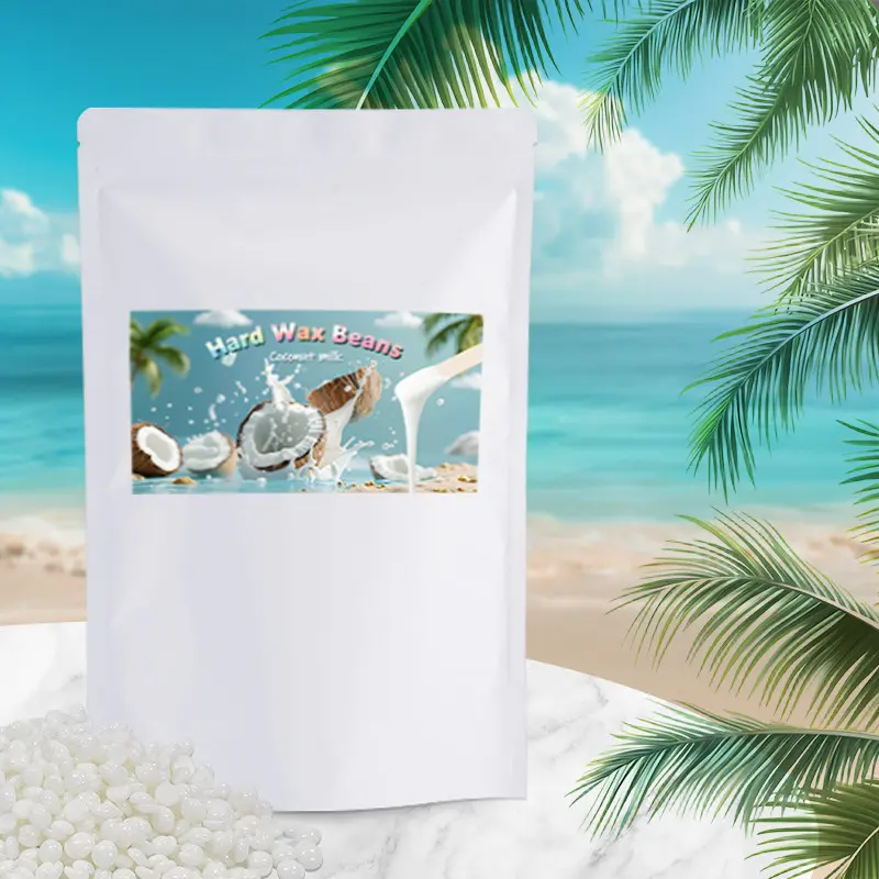 1000g Bagged Hair Removal Wax Beans, Coconut Honey Wax for Full Body, Unisex, Home & Salon Use, At Home Hair Removal, Beauty Essentials, Waxing Beads
