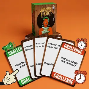 Nostalgic 60s And 70s Music Trivia Card Game: Classic Soul And R&B Edition. Fun Social Quiz Cards For Dinner Parties, Family Game Night. Test Knowledge Of Iconic Song Lyrics. Ideal Gift For Vintage Music Fans, Baby Boomers