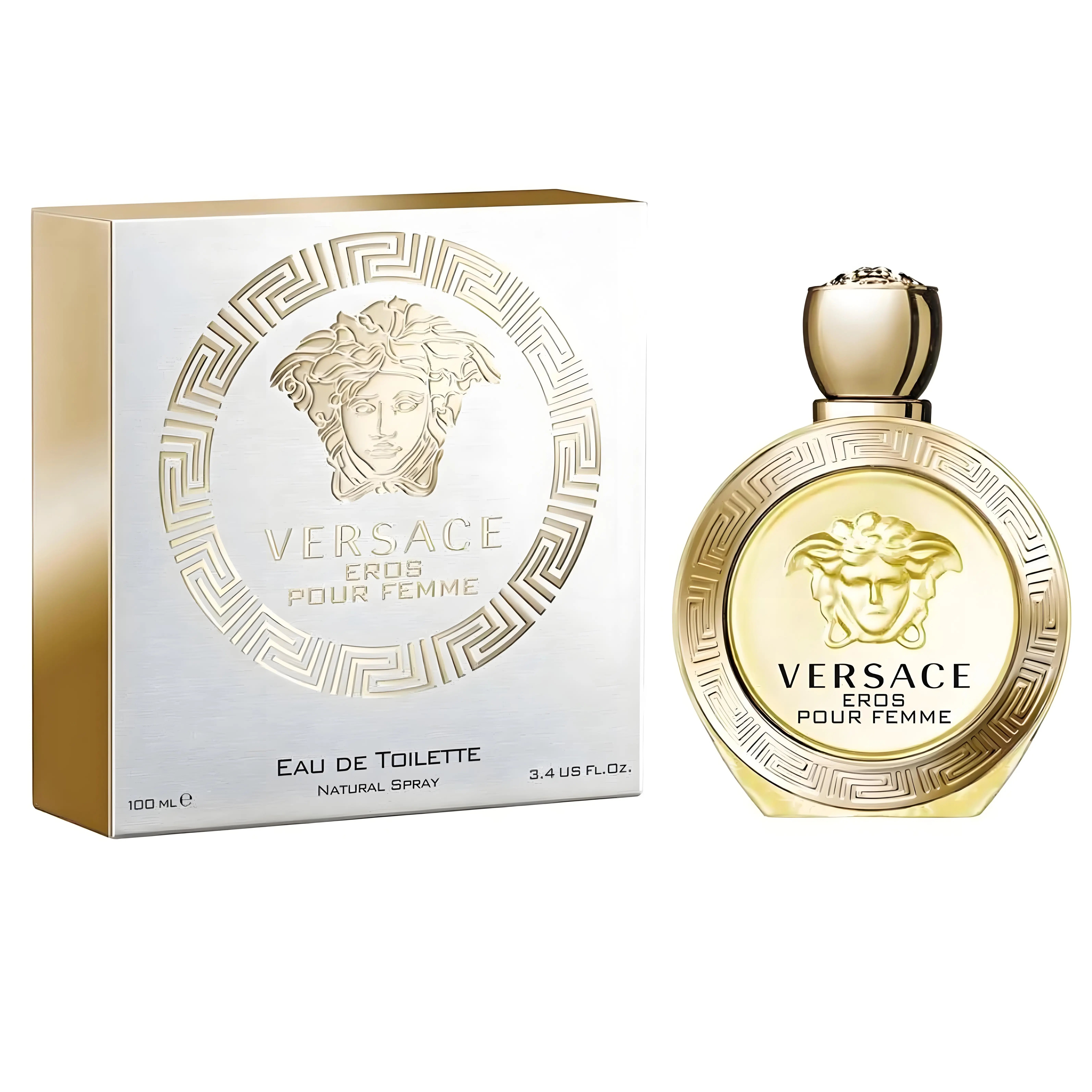 Versace Eros Pour Femme EDT 3.4 Oz/100ML - Tester Version - Floral