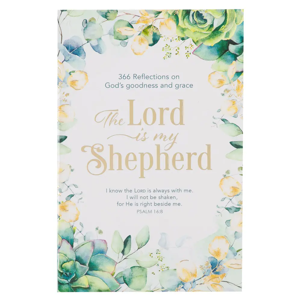 USED Book - The Lord Is My Shepherd Devotional, 366 Reflections on God's Goodness and Grace, Softcover by Christian Art Gifts (Paperback) - english
