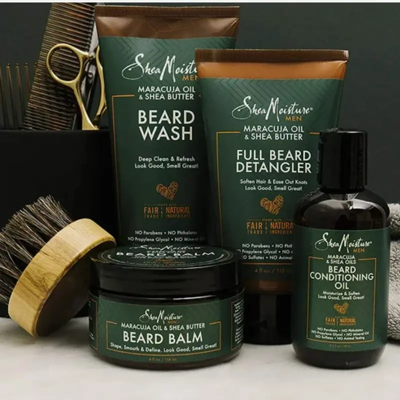 BEARD GROWTH, STYLE & GROOM. Achieve a meticulously groomed look with Shea Moisture Men’s Beard Care Regimen. Our premium natural ingredients help soften, condition and style facial hair, leaving beards scruff-free