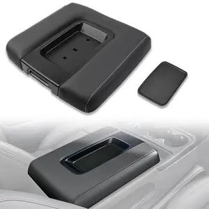 CULMKARI 22881398 Front Seat Center Console Armrest Cover Lid, Car Interior Stowing Accessory Compatible with 2014-2020 Silverado Sierra Middle Models