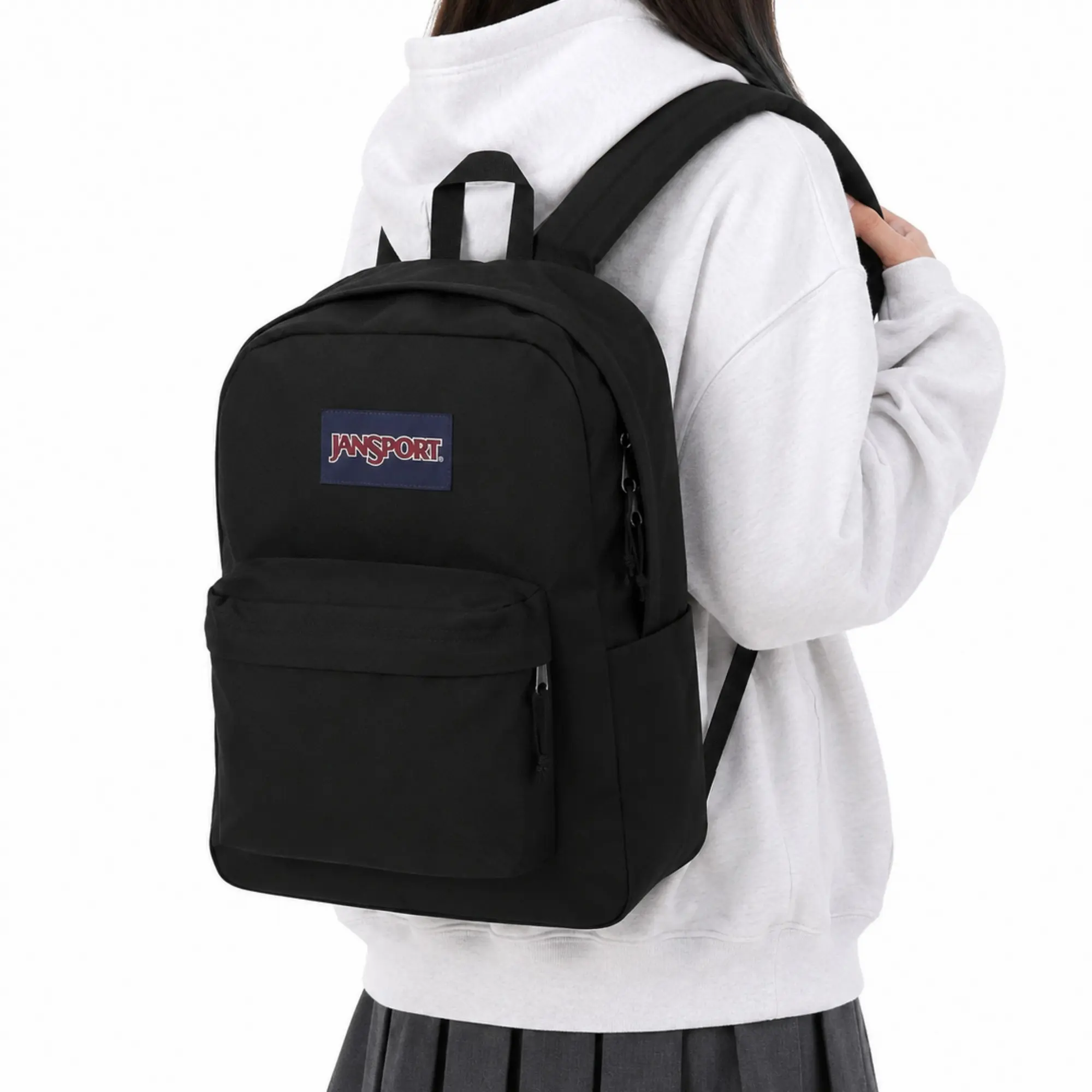 JanSport SuperBreak Backpack - Lightweight, Durable School Bookbag with Main Compartment, Front Utility Pocket Organizer, Premium Luggage & Functional Bag