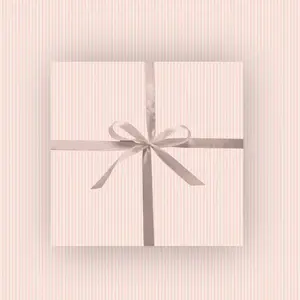 Pink Pinstripe Wrapping Paper