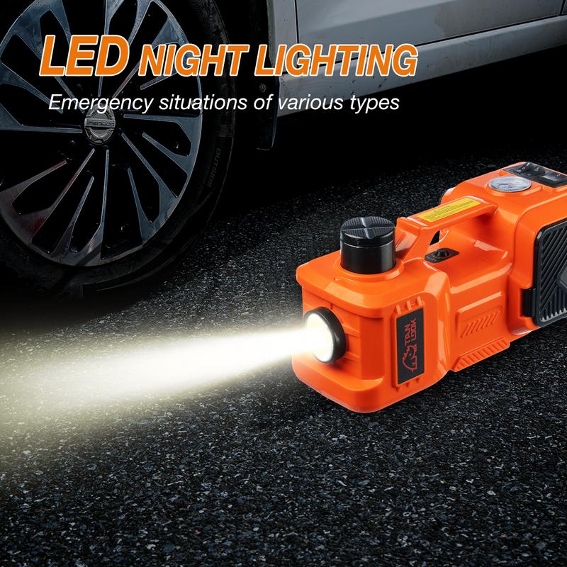 Easy-to-use jack with sturdy construction. Perfect for cars, SUVs, and light trucks. Portable and reliable.