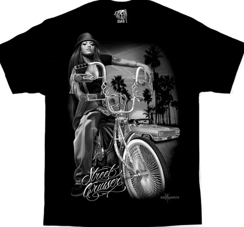 David Gonzales Vintage Street Cruiser Graphic T-Shirt – Chicano Lowrider Car Culture | West Coast Retro Style Gift