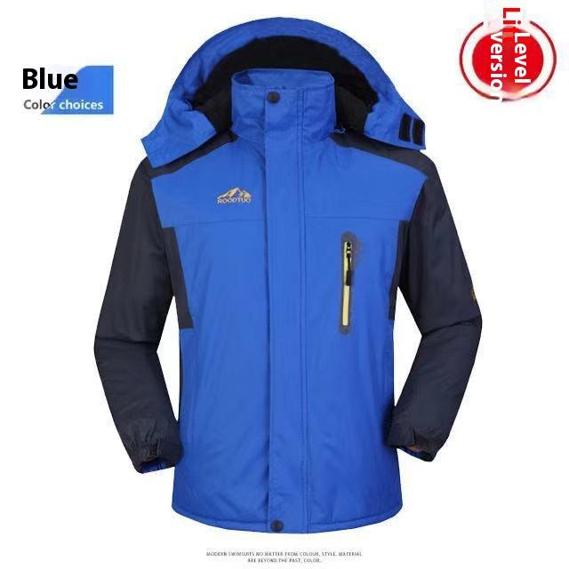 Casual Fleece And Thick Men's Mid-length Coat